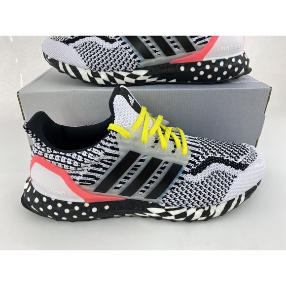 Adidas Ultraboost 5.0 DNA Multi Pattern Black White Men's Size 10 Shoes - Picture 4 of 11